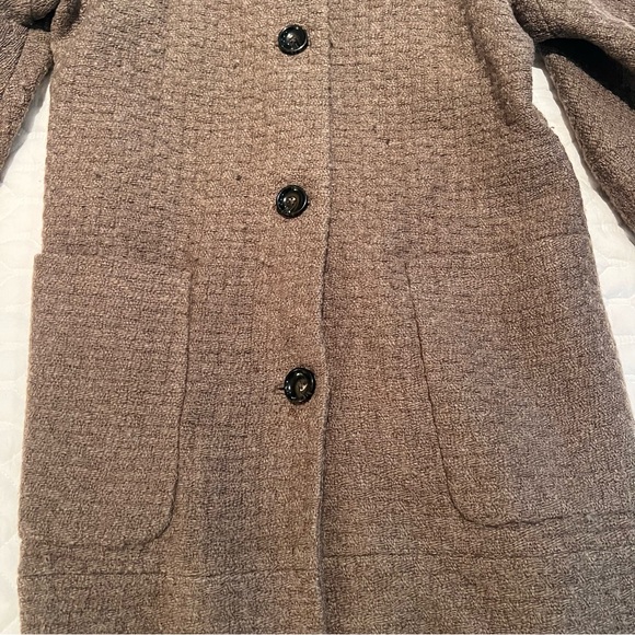 BANANA REPUBLIC Wool Pea Coat - Size M - Picture 3 of 10